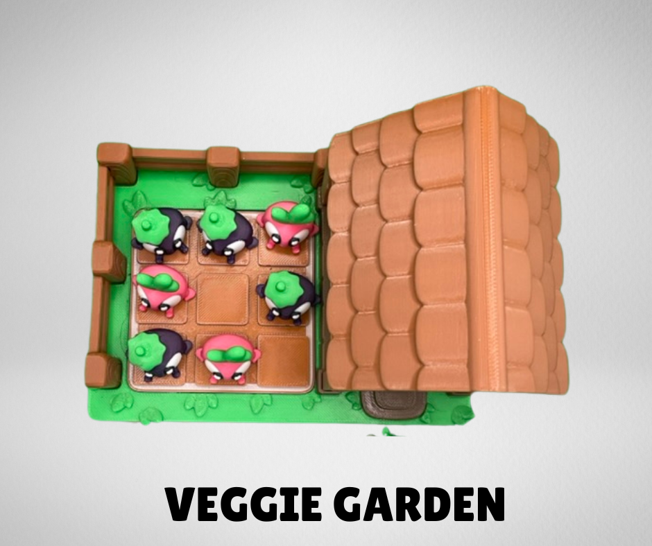 3dgob tic tac toe veggie garden playlet