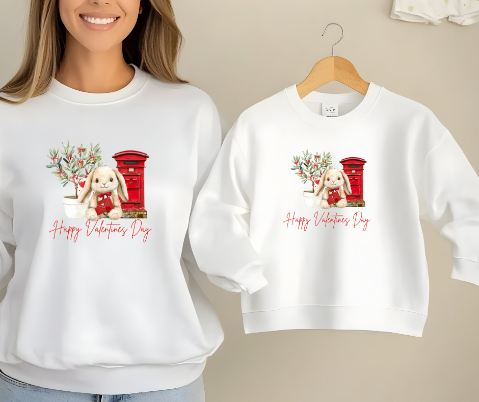 BUNNY VALENTINE SWEATSHIRT