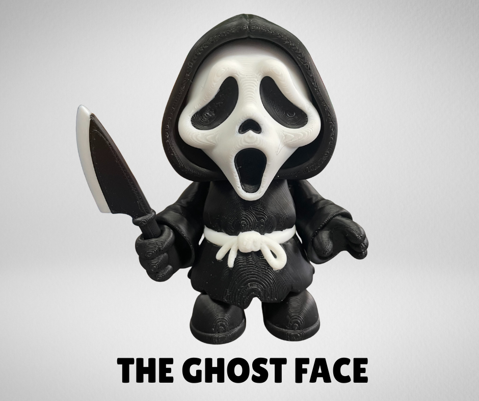 PRINTVERSE GHOST FACE ARTICULATED FIGURE