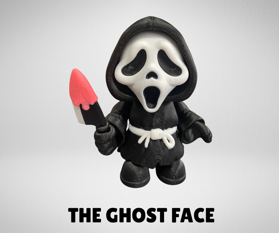 PRINTVERSE GHOST FACE ARTICULATED FIGURE
